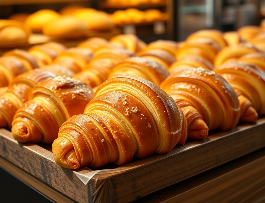 Croissanty a pečivo